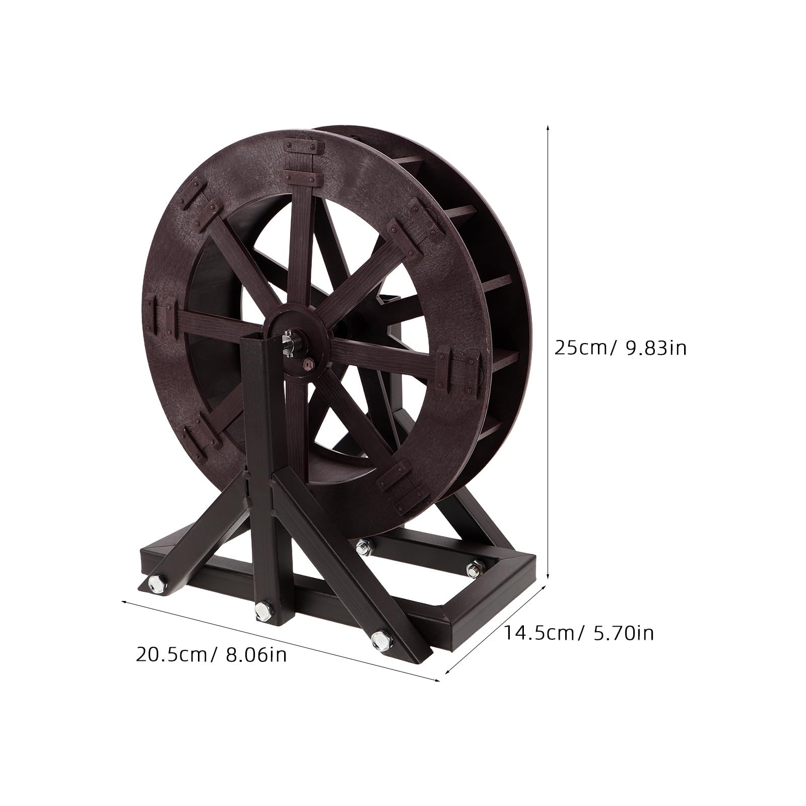Gatuida Simulation de Roue à Eau, modèle de Fontaine de Table, Moulin à Eau, décoration de Roue Miniature, Accessoire Photo, décoration d'aquarium en Plastique pour Bureau, décor de