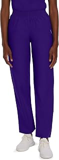 Landau Essentials Relaxed Fit 2-Pocket Elastic Scrub Pants for Women 8327