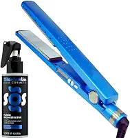 Prancha Chapinha Profissional Nano Titanium 450°F Bi Volt Protetor Térmico SOS Titanium Liss