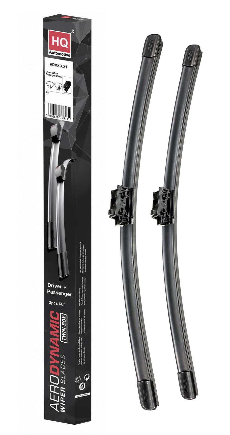 HQ AUTOMOTIVE Wipers for MERCEDES C Coupe W205 / GLC X253 2015+