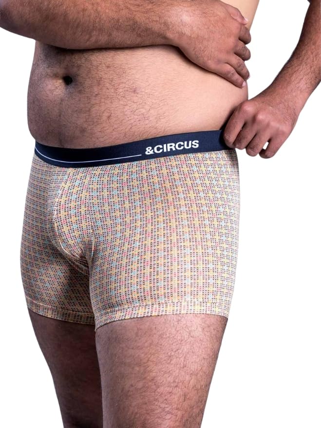 Image of &Circus Men's Puresoft Beechwood Modal Boxer Brief | Ultra Soft Mens Breathable Boxer Briefs Innerwear Men