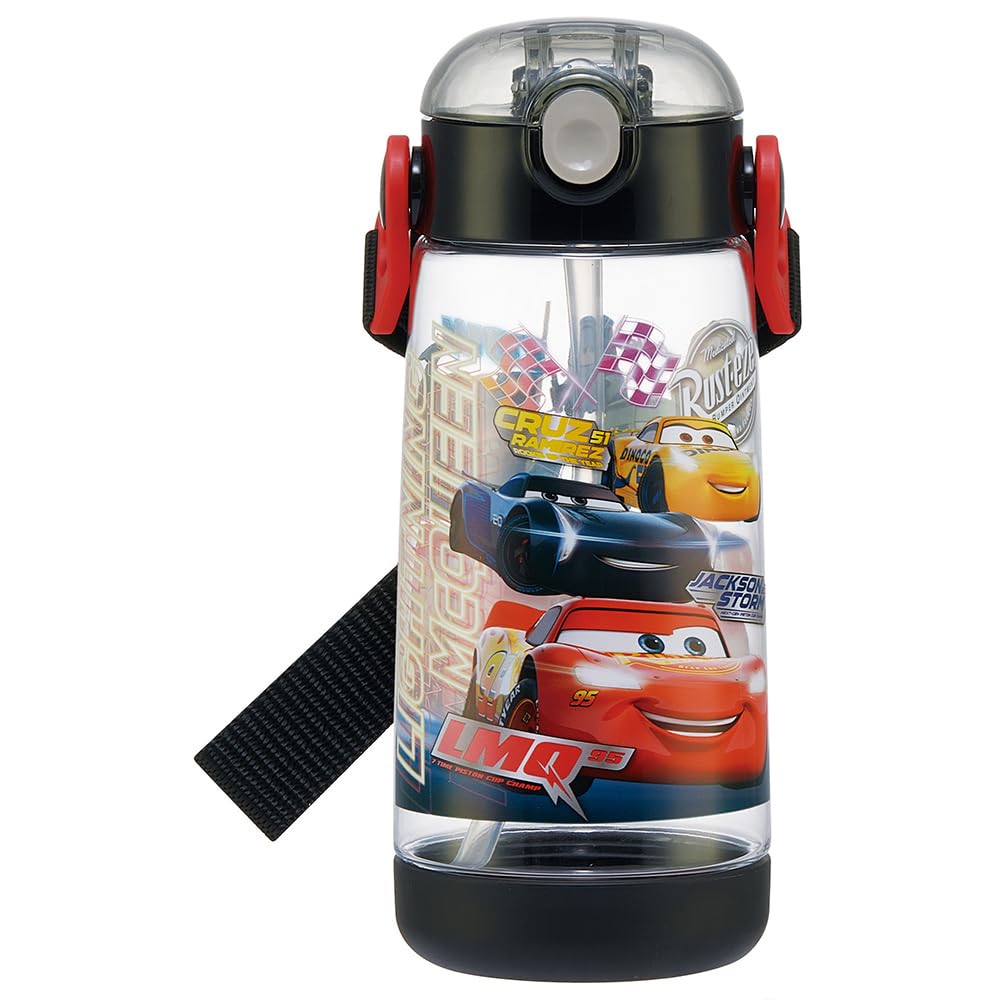 Bouteille Cars Disney Store étanche à paille rétractable