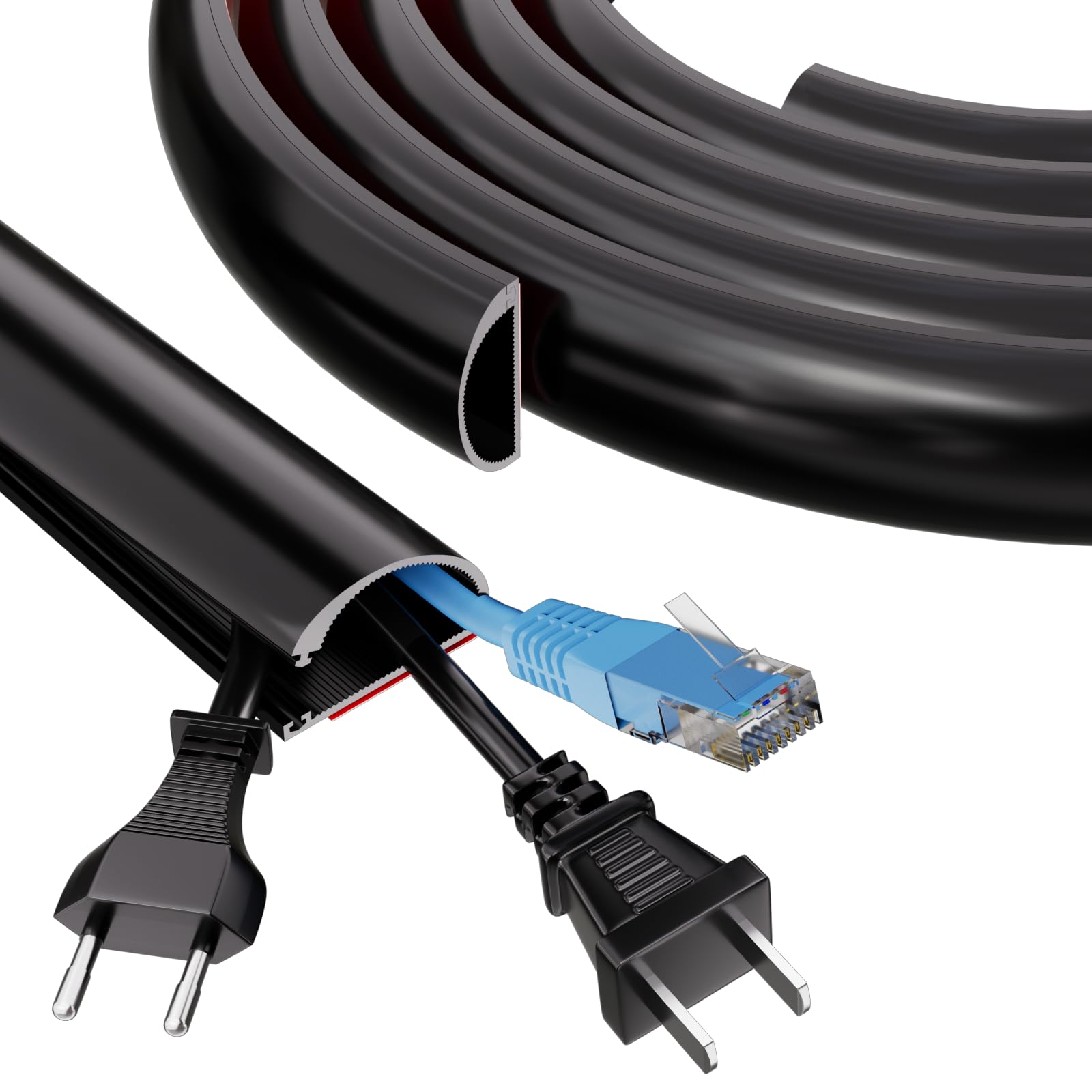 Hide Cables with KNEELISA 39" Cable Raceway -13