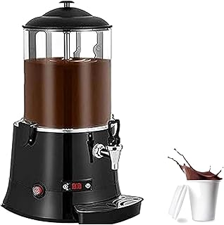 5l/10l Hot Chocolate Dispenser Machine, with Adjustable Temperature, for Heating and Mixing Chocolate, Coffee, and Milk, Ideal for Cafes and Restaurants 10L