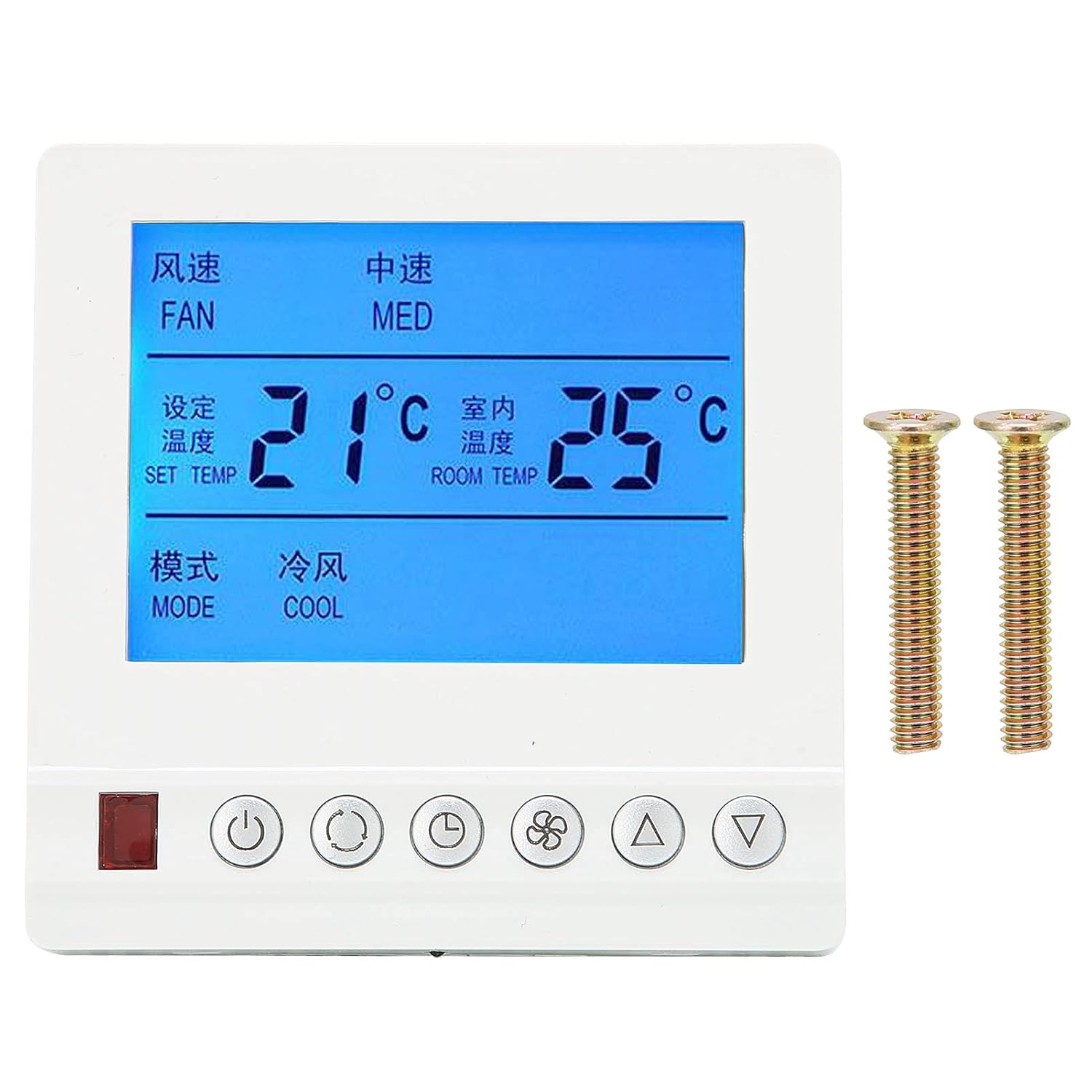 Easy-to-Read Thermostat, Intelligent Temperature Controller Smart Thermostat for Dining Room for Hall