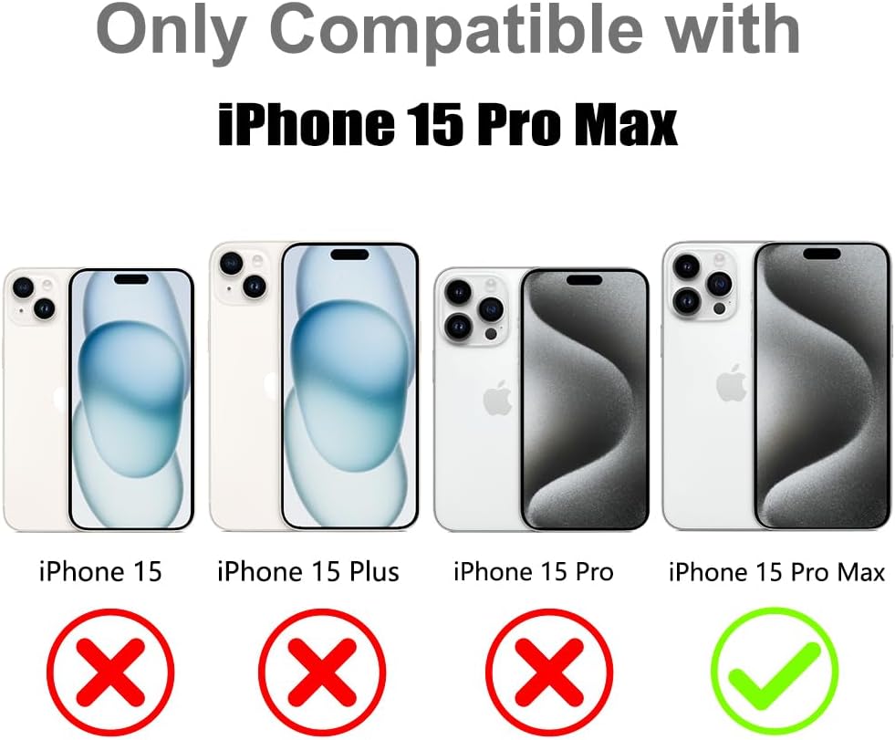 MOWIME Compatible with iPhone 15 Pro Max Case, Cheetah Print Shockproof Soft TPU Protective Case for Women Girls, Slim Anti Scratch Leopard Case for iPhone 15 Pro Max 6.7 Inch, White - Image 2