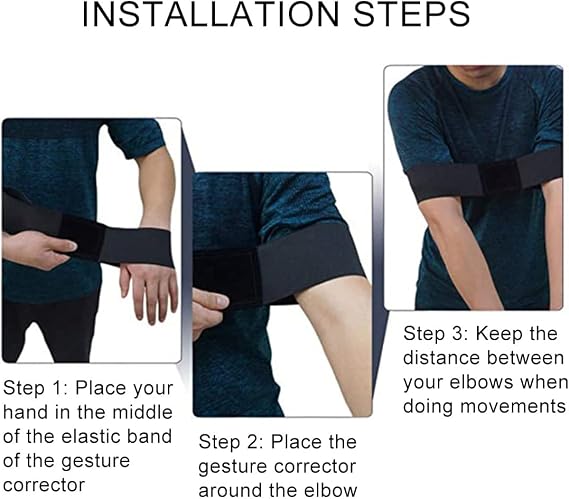 Golf Training Aids Set Beginner Swing Alignment Corrector Golf Swing Plane Training Aid Arm Band And Wrist Stick for Men Women Kids (Yellow)