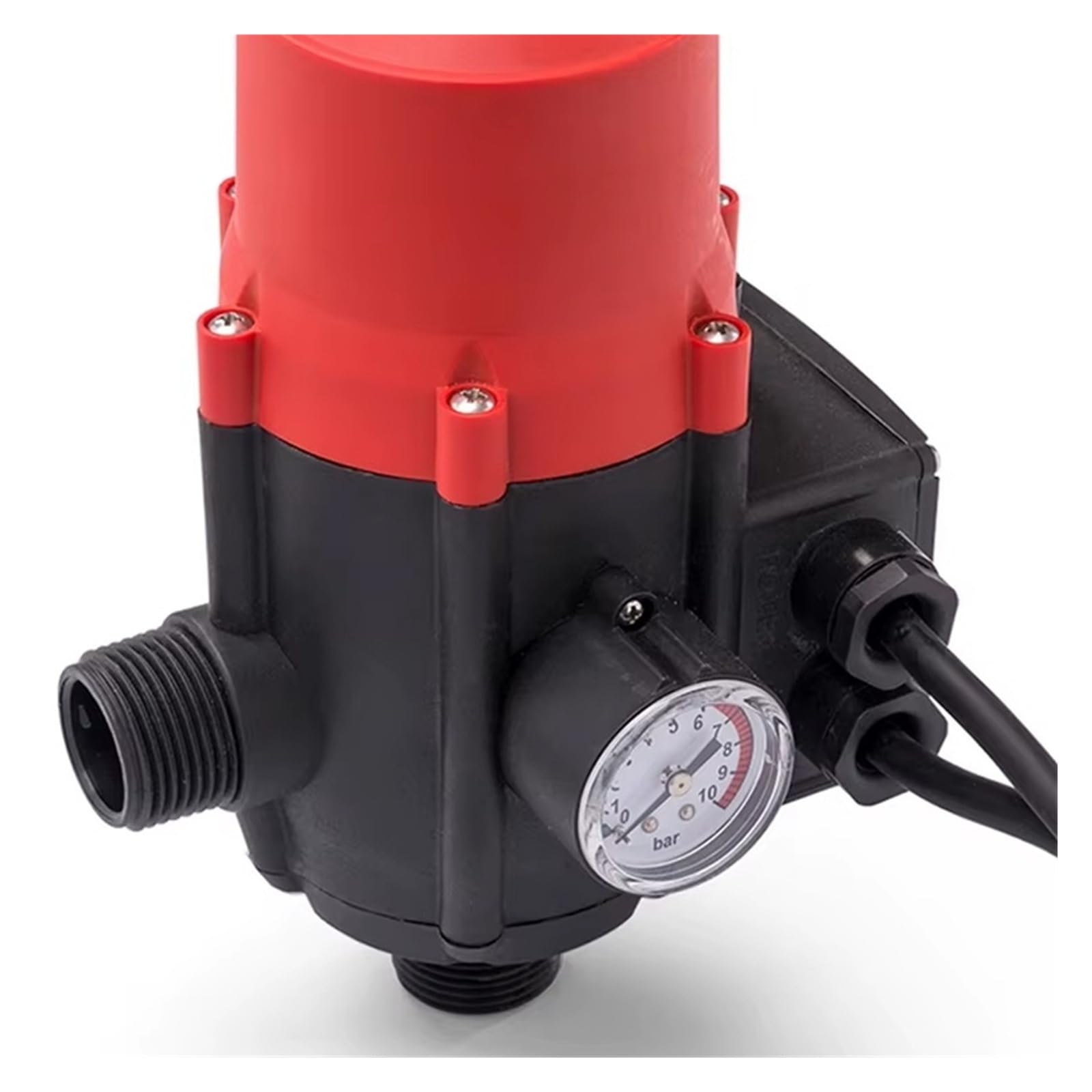 Controller automatico della pompa con manometro Pressione regolabile On-Off Prestazioni stabili for il sistema di pompa dell'acqua(Blue or Red)