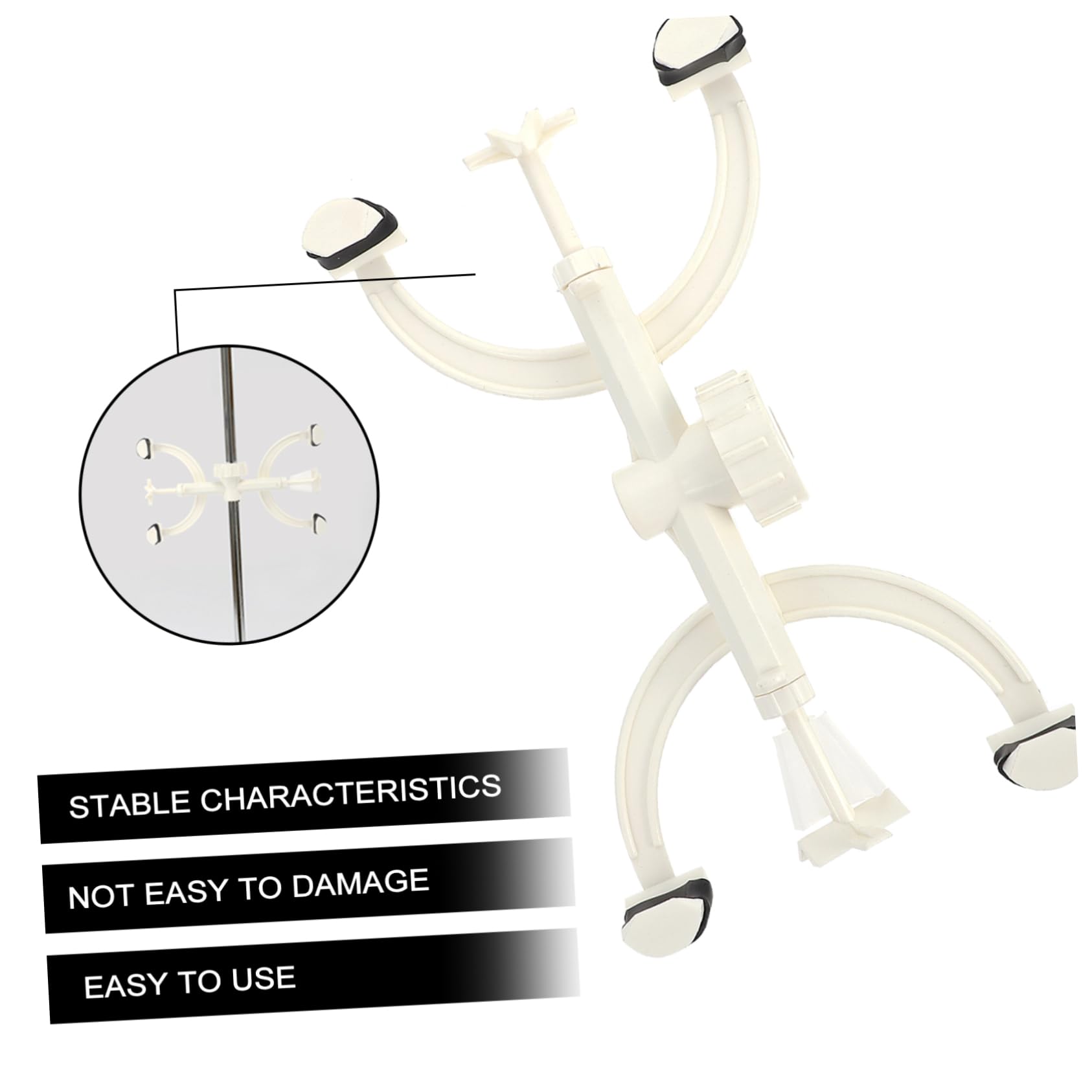 Alipis Lab Experiment Test Tube Stand Holder Clip Plastic Titration Clamp Science Equipment Random Color