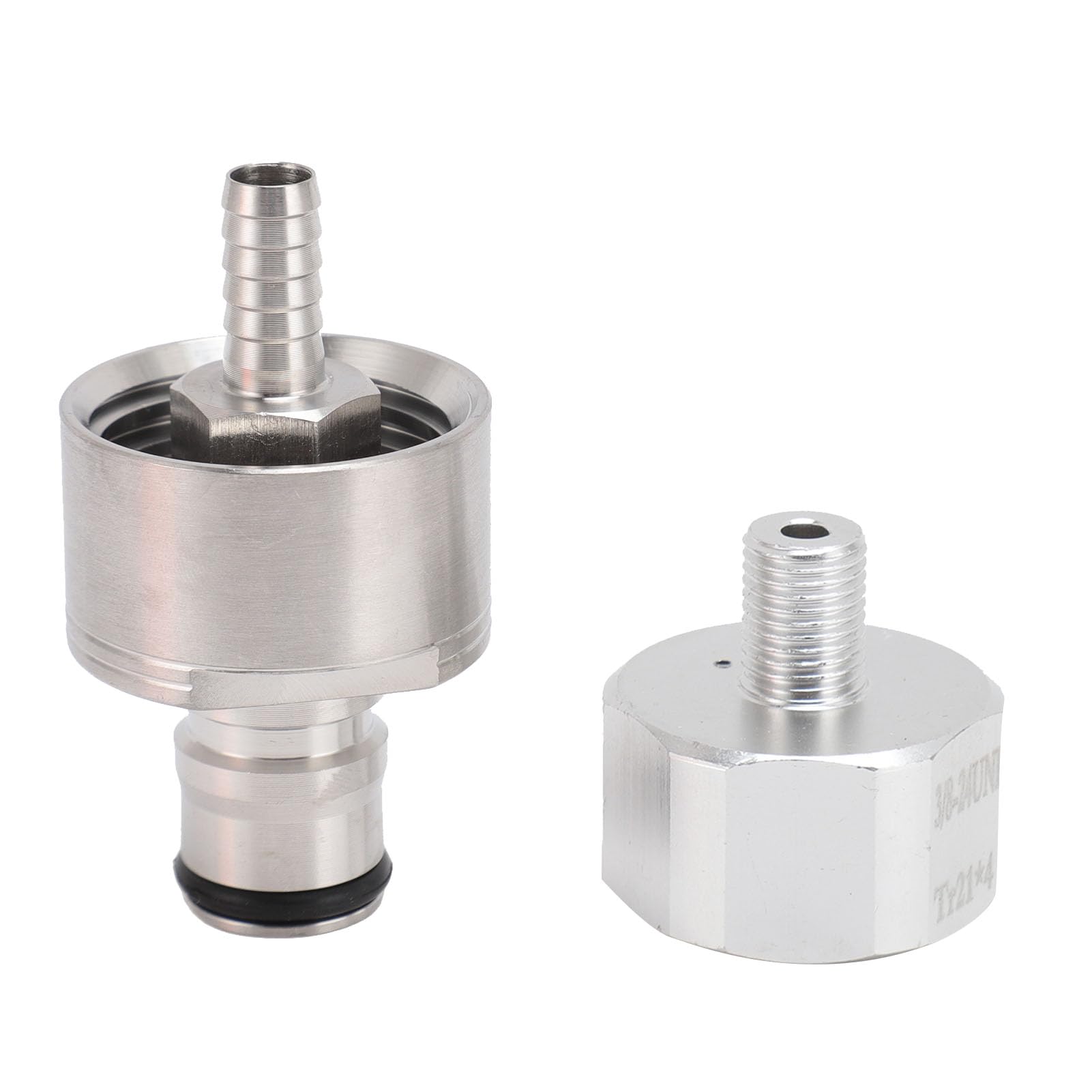 Regulator ciśnienia CO2 Mini Keg, automatyczny regulator ze stali nierdzewnej do piwa, kawy i napojów gazowanych, kompatybilny z systemami Homebrew Keg, zawiera czerwony wąż o