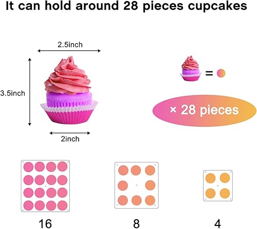 Miniatura 6 de YestBuy - Soporte para cupcakes (345)