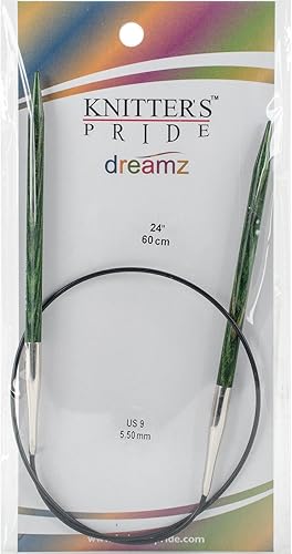 Knitter's Pride -Dreamz Agujas circulares fijas de 24 pulgadas, tamaño 9/0.217 in