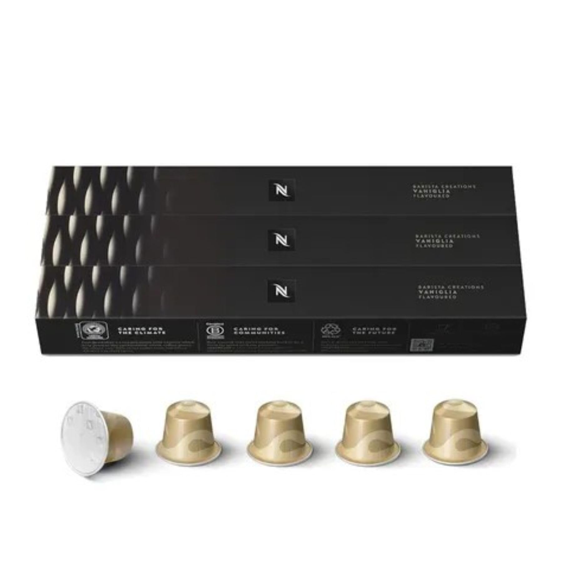 Nespresso Vanilio Capsules Espresso Lungo (30 Pods) -3 Sticks