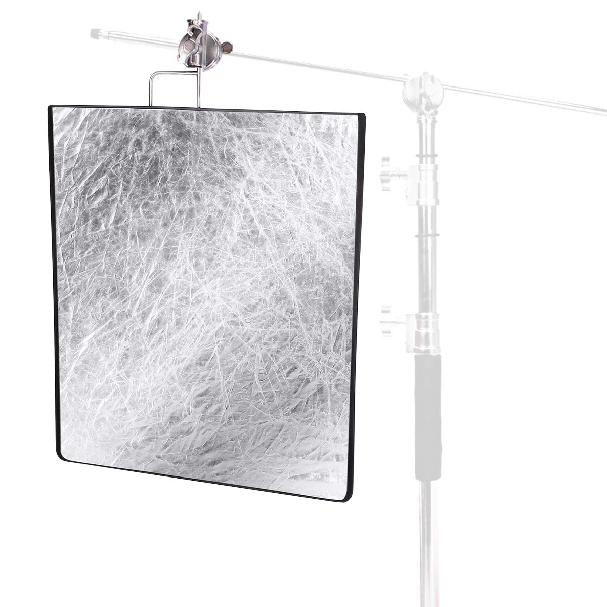 Kit de Bandera Reflectante Plegable, 60 x 75 cm, Reflector de iluminación de fotografía 4 en 1, difusor modificador de luz para Efectos de luz Suaves Studio