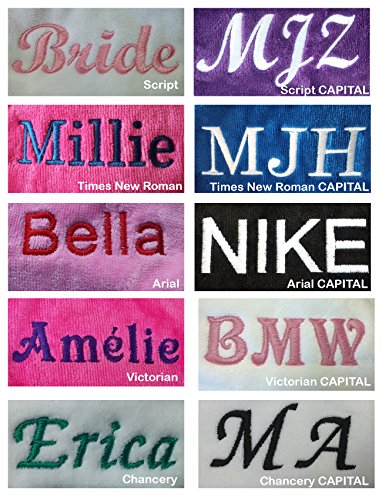 BY LORA Custom Embroidered Microfiber Bathrobe, Robe For Girls, Boys,Teenagers2