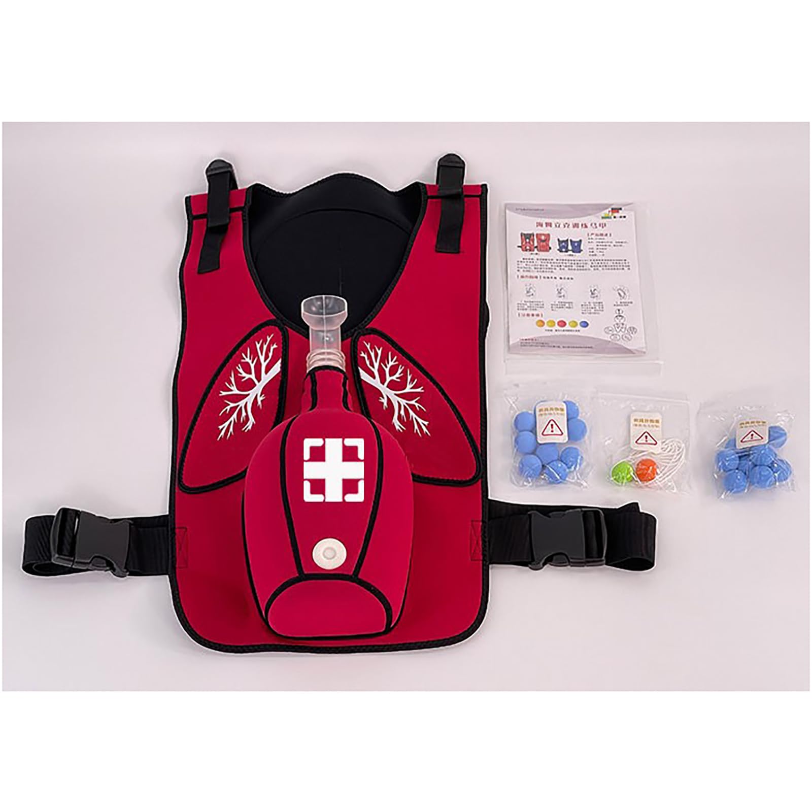KEhtu Chaleco De Entrenamiento De Primeros Auxilios Heimlich, Chaleco De Entrenamiento Antiasfixia para Adultos, Utilizado para Educación Y Capacitación En Primeros Auxilios Antiasfixia