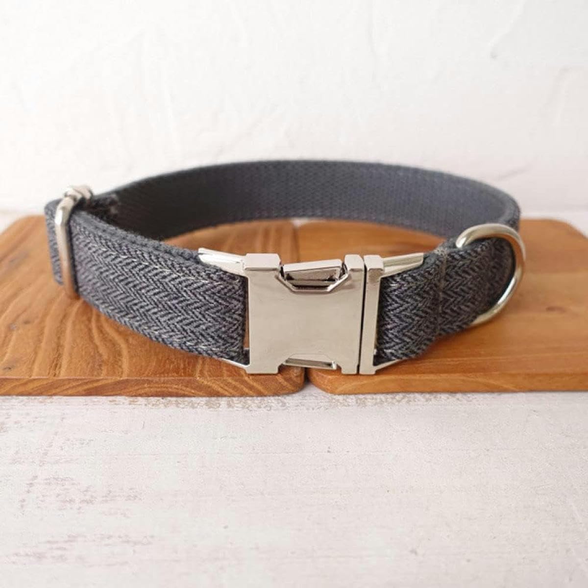 Collier et Laisse réglables pour Chien de Compagnie, Collier avec Plaque signalétique pour Chiot, 5 Tailles - Ensemble Collier et Laisse pour Chien - L