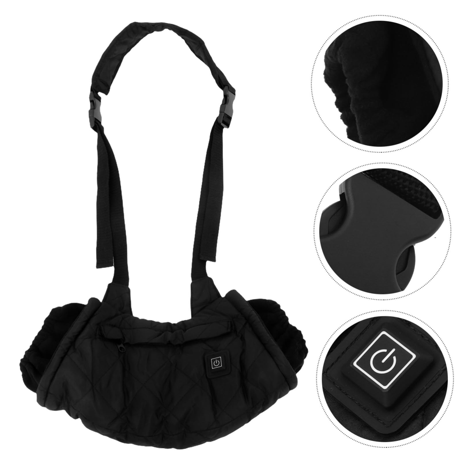 Toyvian Chauffage des à Main Mains chauffé Réchauffeurs à Main Rechargeable Plus Chaud Portable réchauffeur de Main Rechargeable Chauffant Suspendu Matelassage imperméable Noir