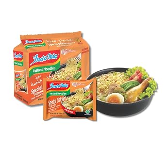 Indomie Mi Goreng Instant Stir Fry Noodles, Halal Certified, 30 Original & 30 Special Chicken Flavor (Pack of 60)