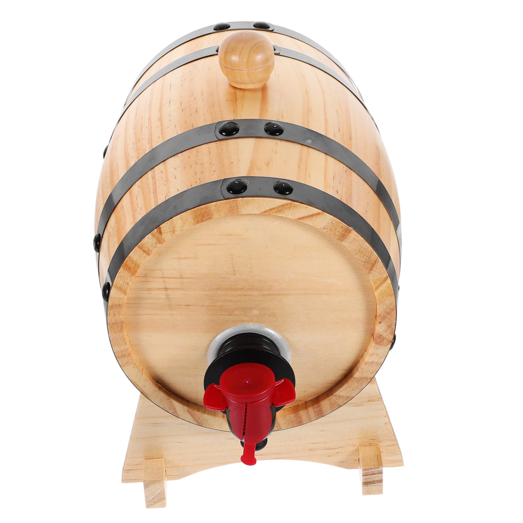 Garneck 1set Wooden Wine Aging for Whiskey Beer and Wine Storage Wooden Craft Dispenser for Home Bars and Parties