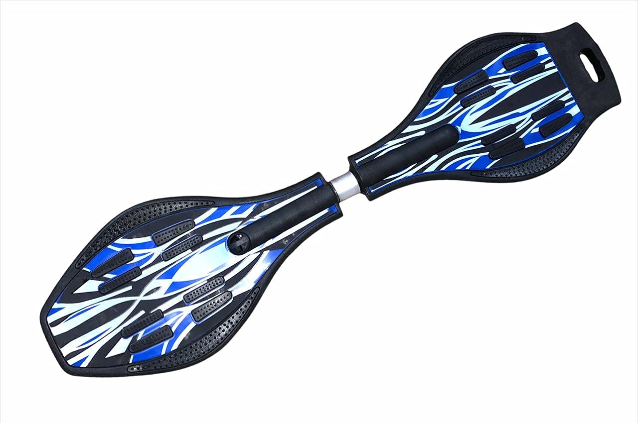 SHOWBIZZ Alloy Made Heavy Duty Wave Board, Skating Purpose Two Wheel Skate Board with Flash Colorful Lights on Wheels with for Boys and Girls (Color and Design May Vary) (Blue) (B0C2L447YV) Amazon Price History, Amazon Price Tracker