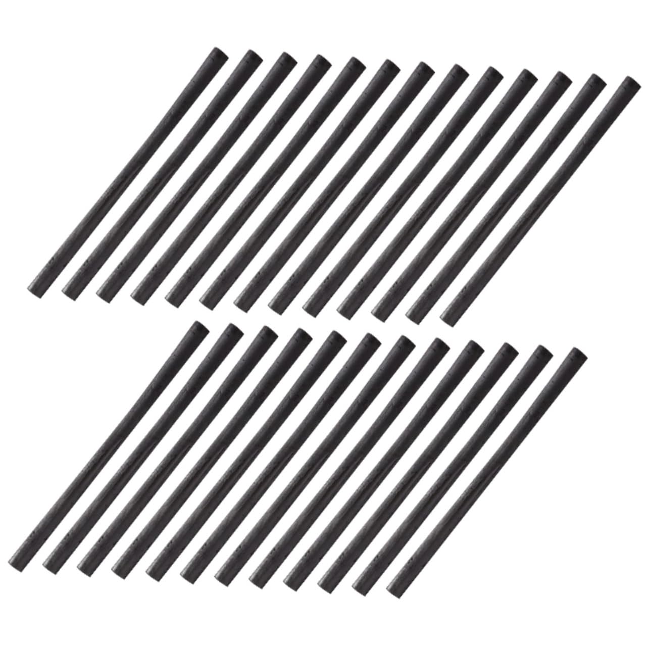 AUTSUPPL 25Pcs Willow Charcoal Sketch Pencils Charcoal Drawing Bars for Art Drawing and Sketching Charcoal Pencils for Artists