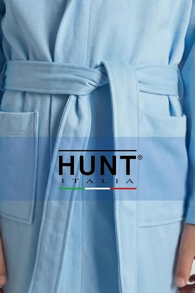 Intimitaly Accappatoio in Microfibra per Bambini, 4-16 Anni, Celeste Fuxia Rosa Blu Elettrico, Asciugatura Rapida, Salvaspazio, Comodo per Valigia e Borsa Sport - 5