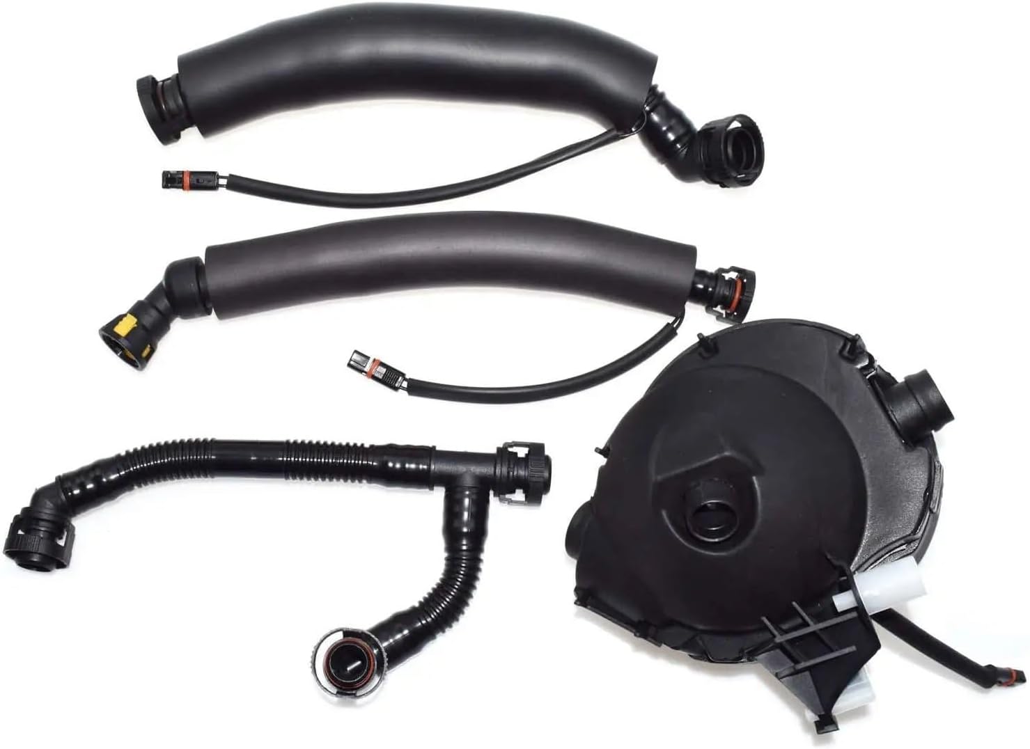 Compatible With E87 2003 2004 2005 2006 2007 2008 2009 2010 2011 2012 2013 Car Engine Crankcase Separator Vent Valve Pipe Breather Pipe Crankcase Vent Tube(Set 5)