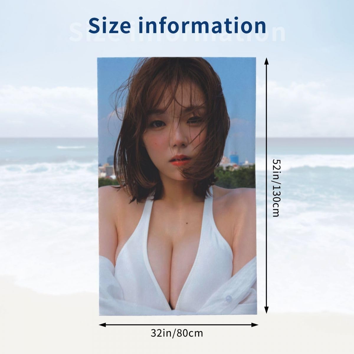 Amazon｜バスタオル篠崎愛（しのざきあい) (18) 大判 ビーチタオル