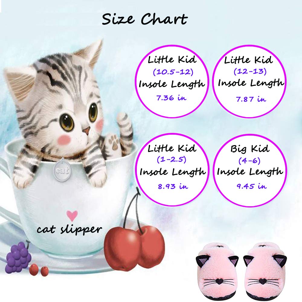 Cat-20, Pantuflas Unisex niños, 10-13 Wide Little Kid