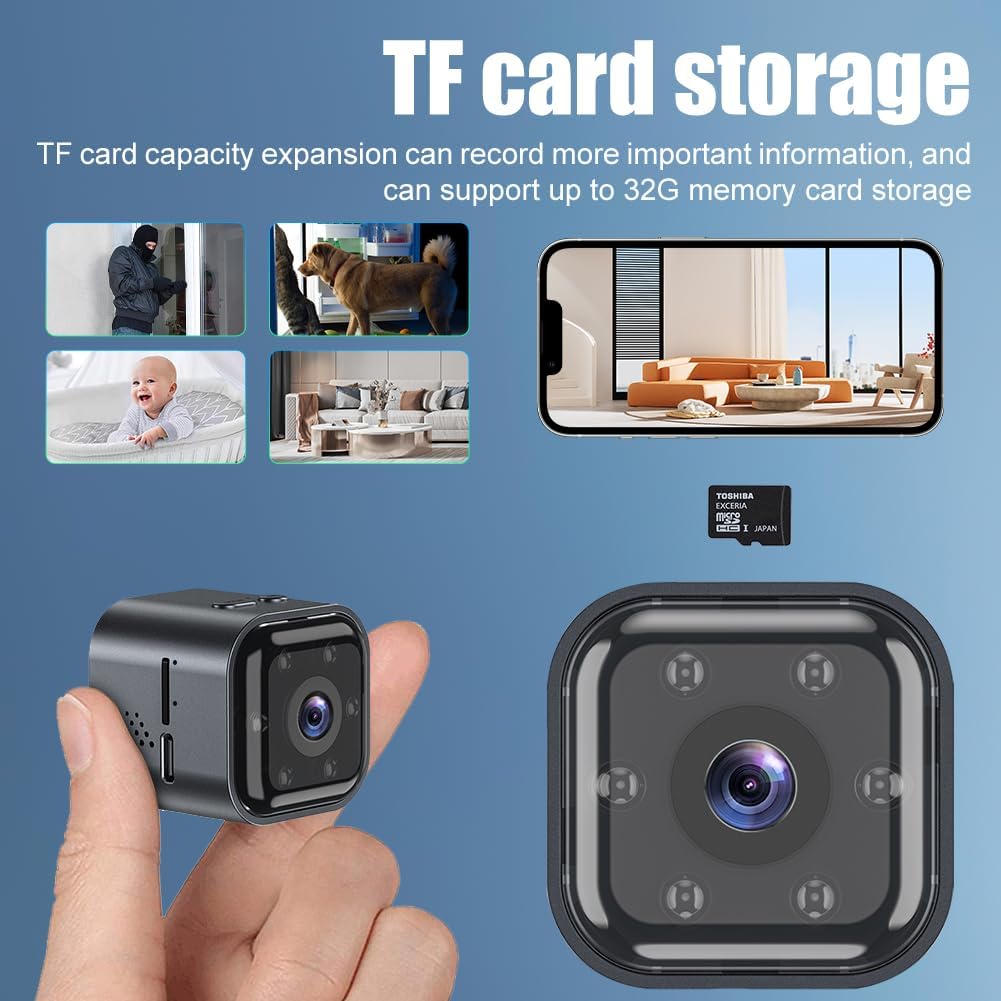 Image showing a Micro SD card being inserted into the camera