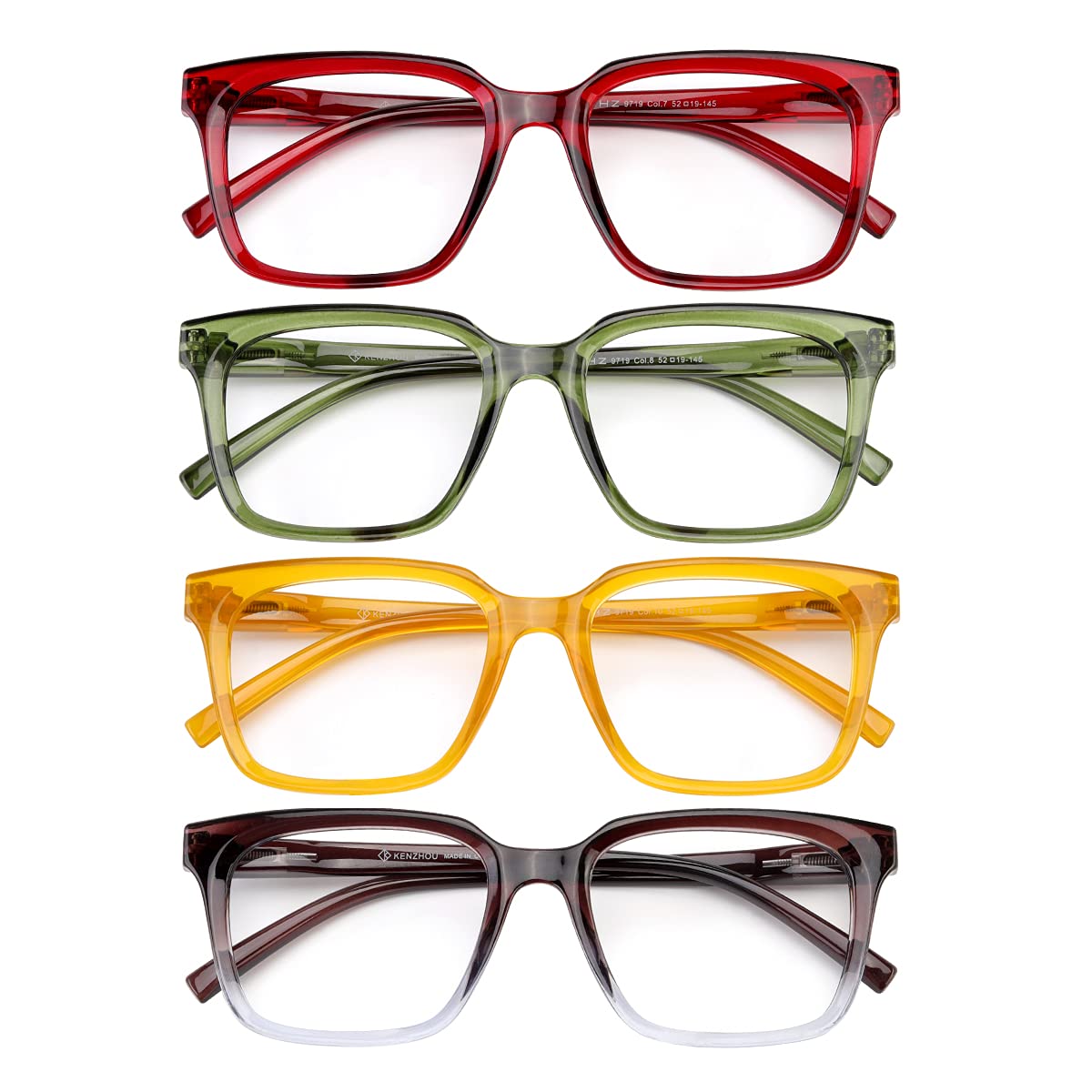 K KENZHOU Blue Light Glasses for Woman Men Bluelight Blocking Glasses for Computer Gaming Phones,Anti Eye Strain & UV Glare