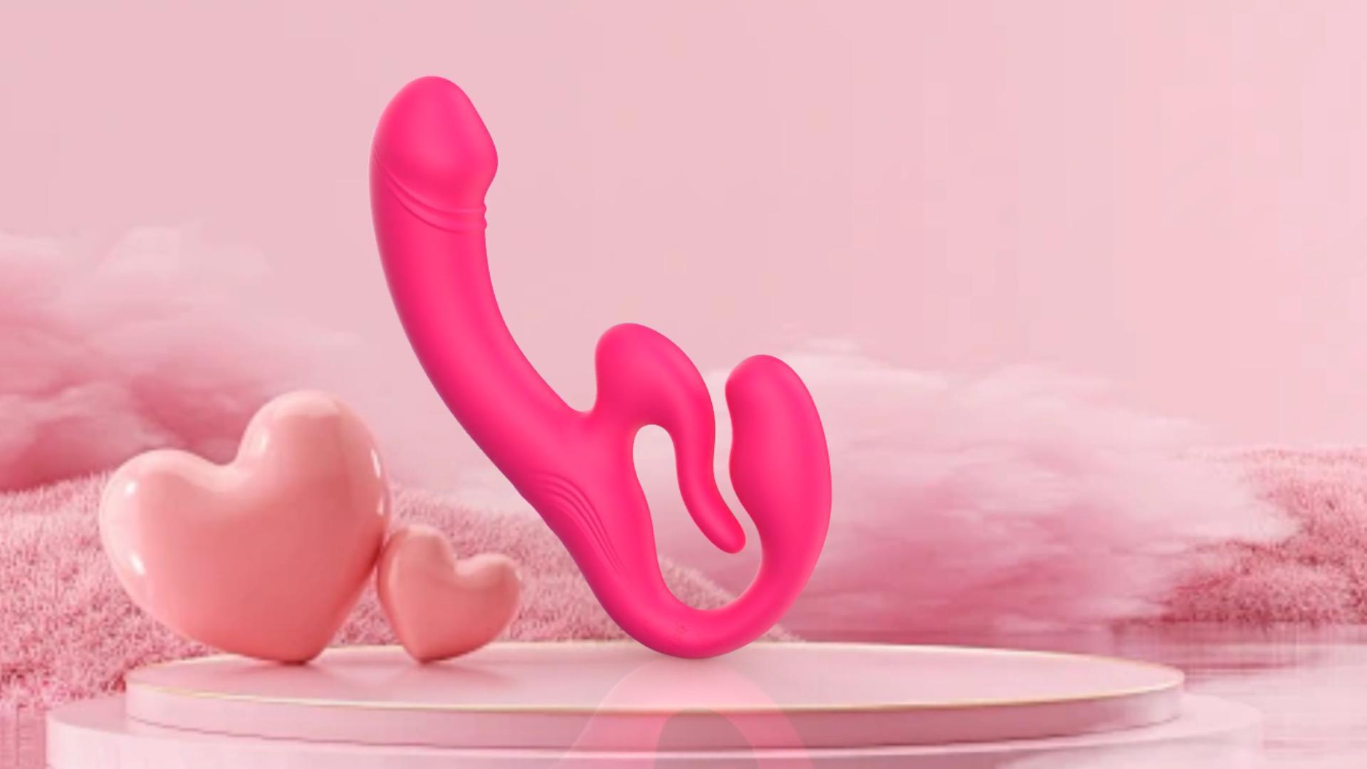 Amazon.com: Strapless Strap On Dildo Harness Lesbian Sex Toys, Licking  Anti-Slip Silicone Realistic Double-Ended Vibrating Butt Plug, Adult Anal Sex  Toys for Women Couples Sexual Pleasure Tools : Health & Household