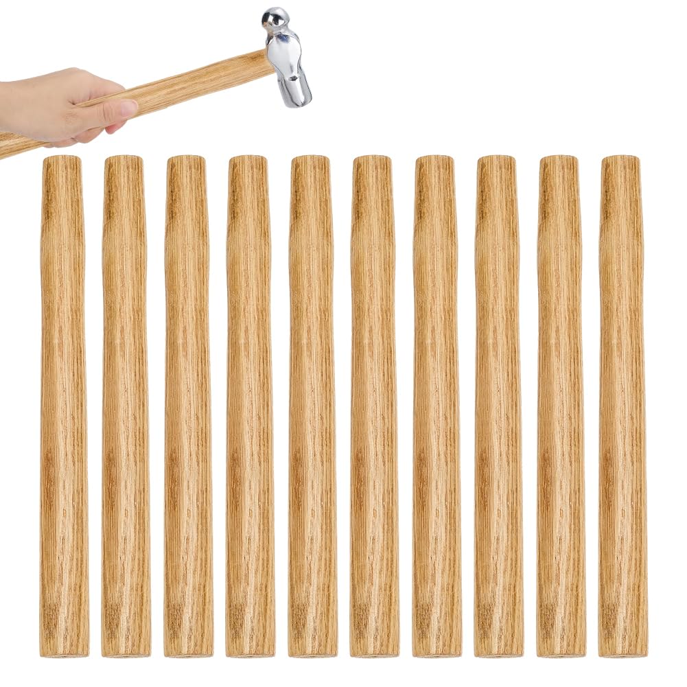 PH PandaHall 10pcs 35.5cm Manche de Marteau de Rechange en Bois Manche Multifonctionnel pour Sledge Hammers Hatchet Axe Tool Projets de DIY Cadeau pour la Fête des Pères