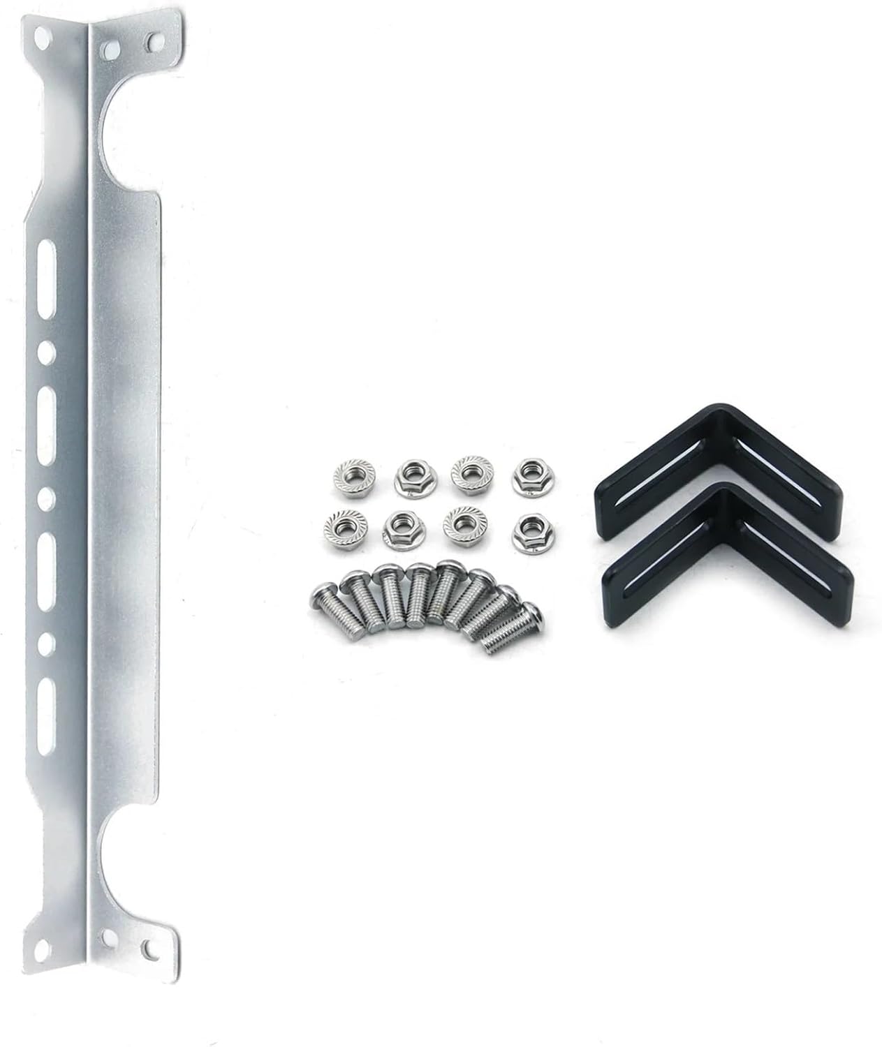 Engine Mounting for Trust for British for Mocal Type Oil Cooler Bracket Car Accessories Universal Aluminum Engine Mounting Brackets Kit Transmission Mount(Blue)(Silver)