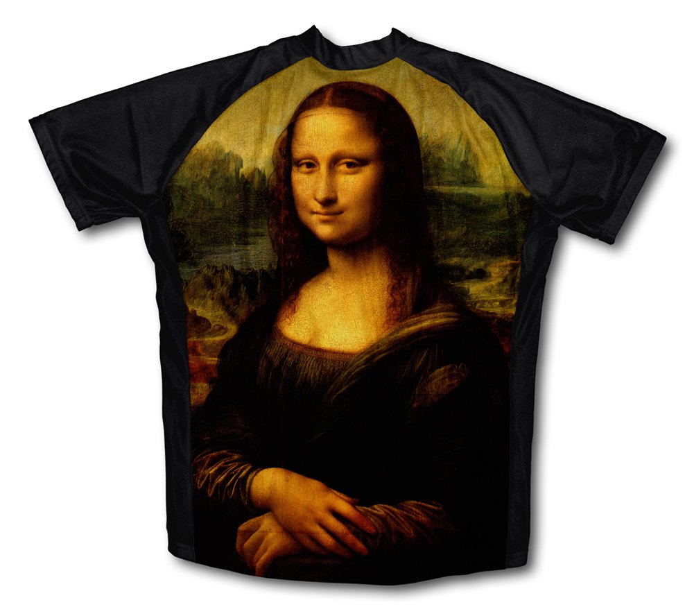 ScudoPro Mona Lisa Short Sleeve Cycling Jersey for Youth - Size XS Black