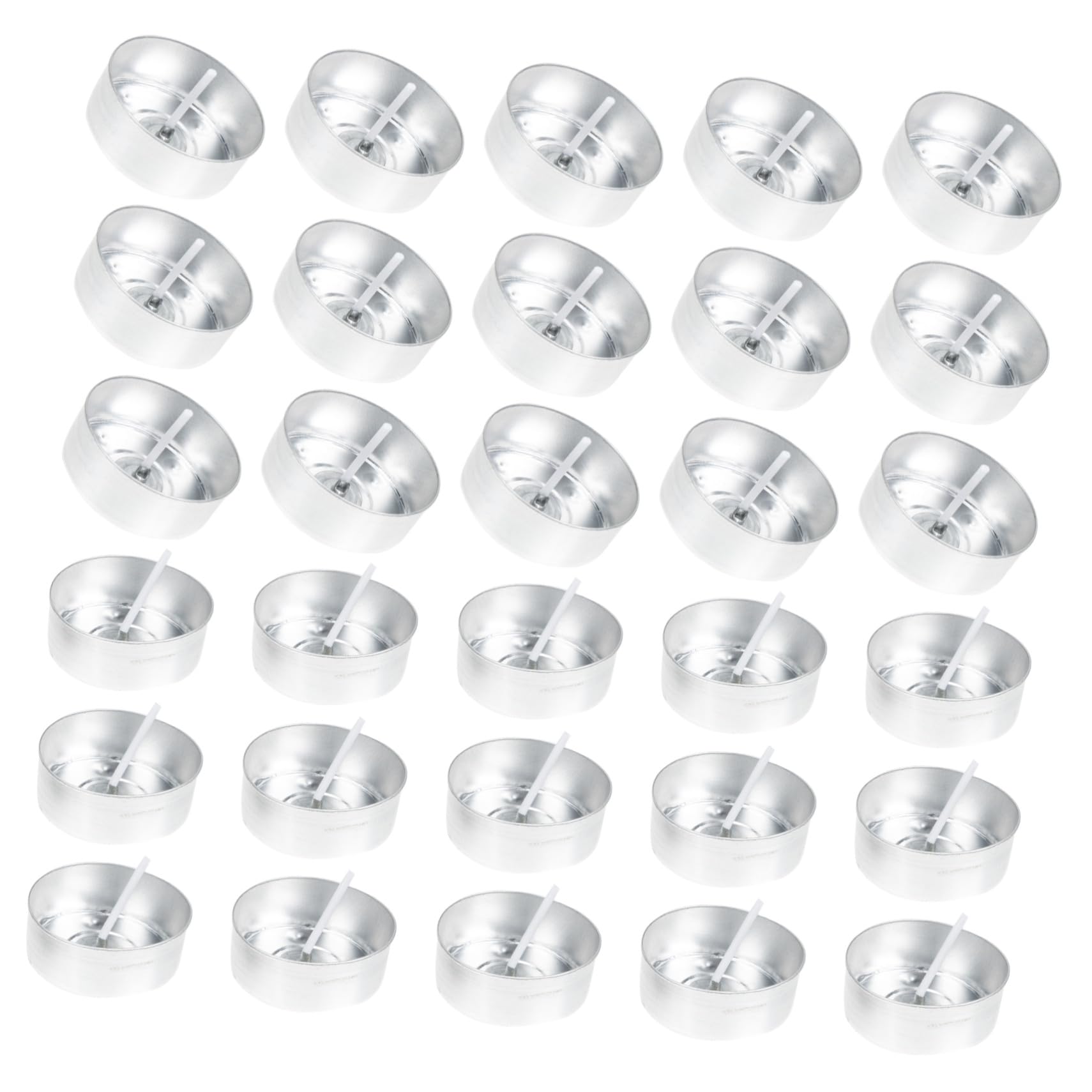 Gatuida Juegos de Moldes Redondos de Aluminio Fáciles de Limpiar y Usar para Velas 200 para Manualidades DIY y Velas Aromáticas