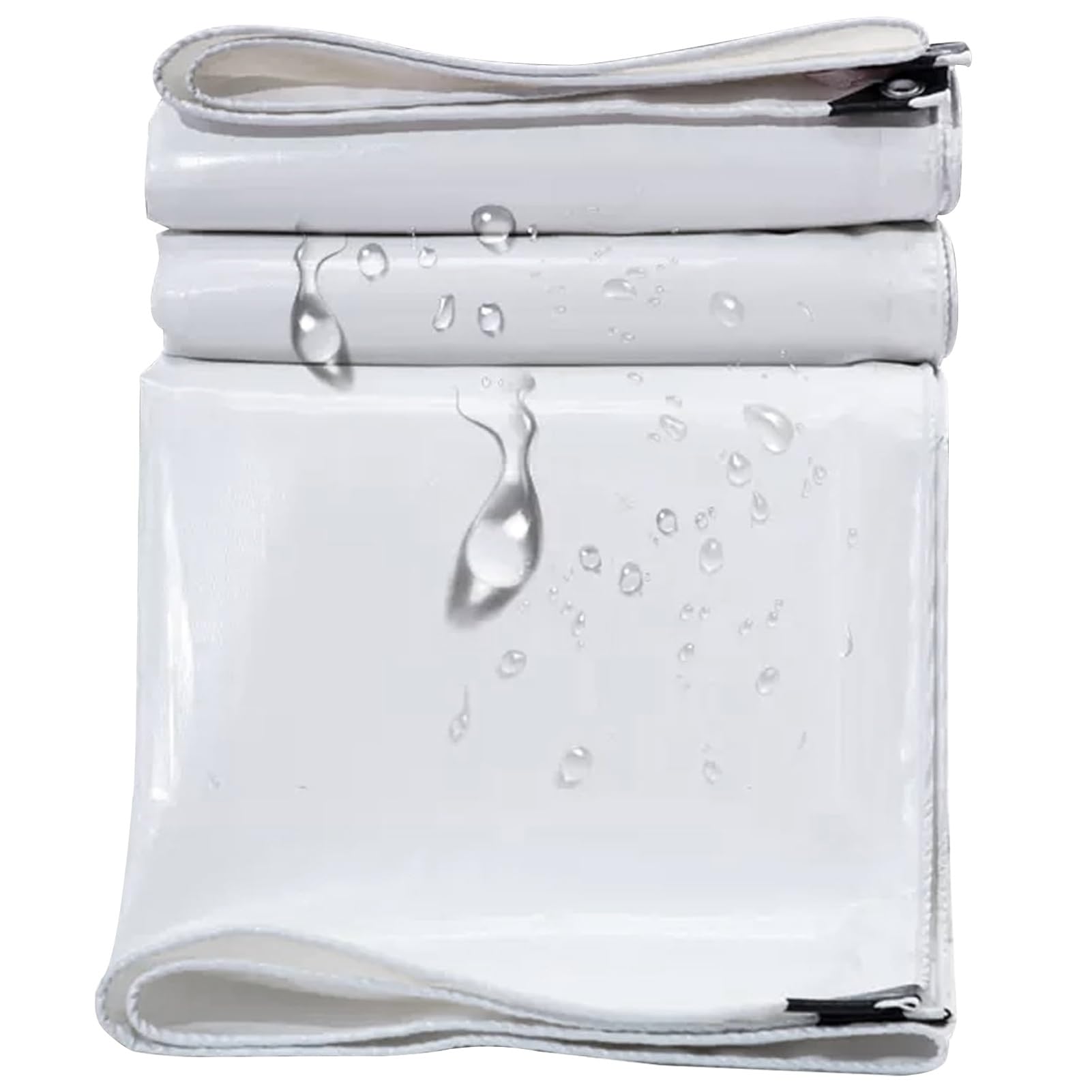 Bâche imperméable et résistante pour la protection extérieure, housse multifonction avec œillets, 600 g/㎡, 4 x 6 m
