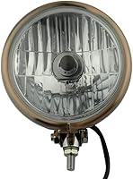 Vista 3 de 5.75 "bala halógena motocicleta faro H4 bronce bombilla para bobbers, corredores de café y personalizado