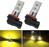 Amazon | LEDフォグランプ H11 H16(国産車) H8 H9 黄色 イエロー