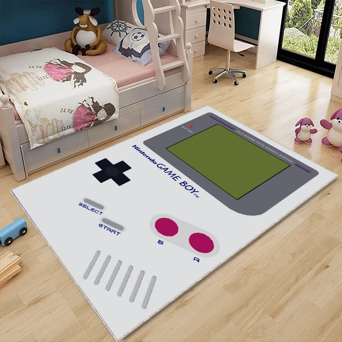 Retro Game Rug, Game Boy Rug, Retro Gaming Carpet, Game Room Rug, Retro