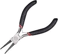 Vista 11 de Beadthoven - Juego de 1 alicates de punta plana de 5 pulgadas para hacer joyas, alambre, doblado, plomizo