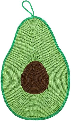 Alfombrilla rascador para gatos, accesorios de sofá, juguete de aguacate, decoración para colgar en la pared, postes rascadores para gatos,
