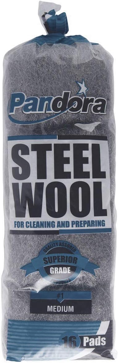 Pandora Steel Wool (16 Pads, 1 Medium)