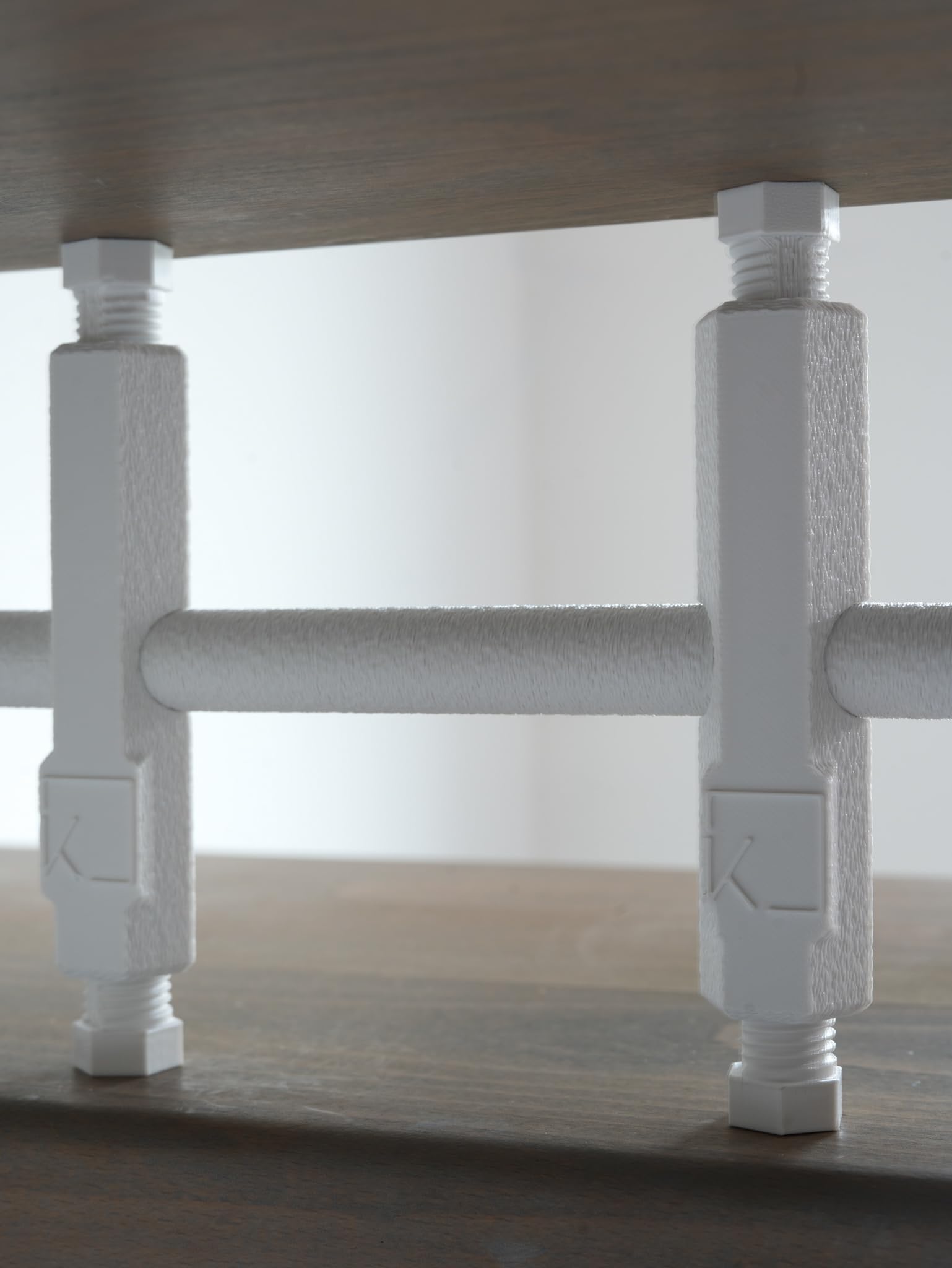 Treppenschutzgitter ohne Bohren, Kindersicherung & Haustierschutz für offene Treppenstufen, Weiß (2, M 80 cm)