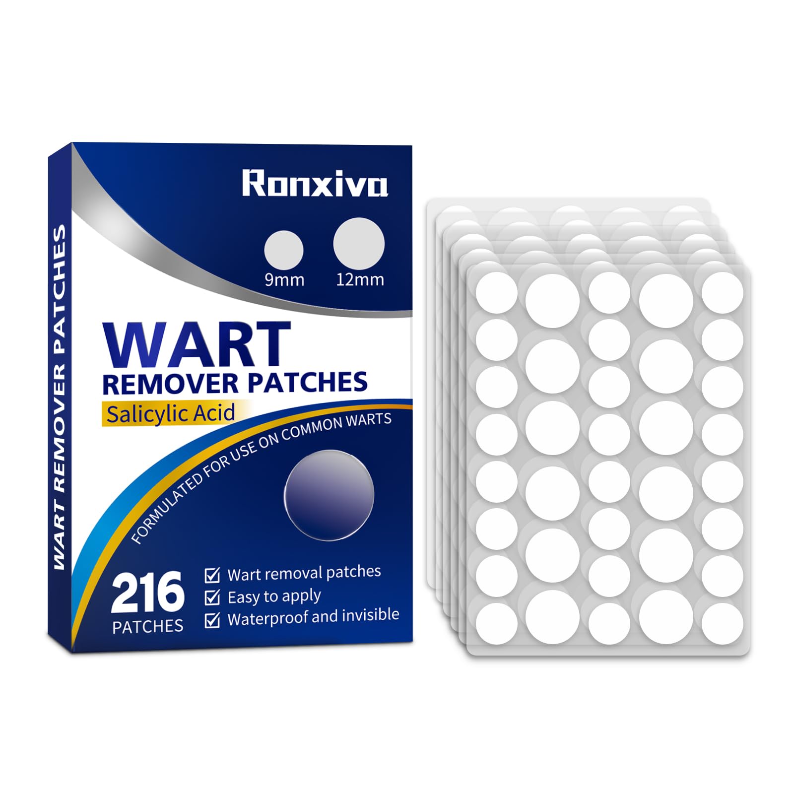 Wart Remover Patches with Maximum Strength 17% Salicylic Acid