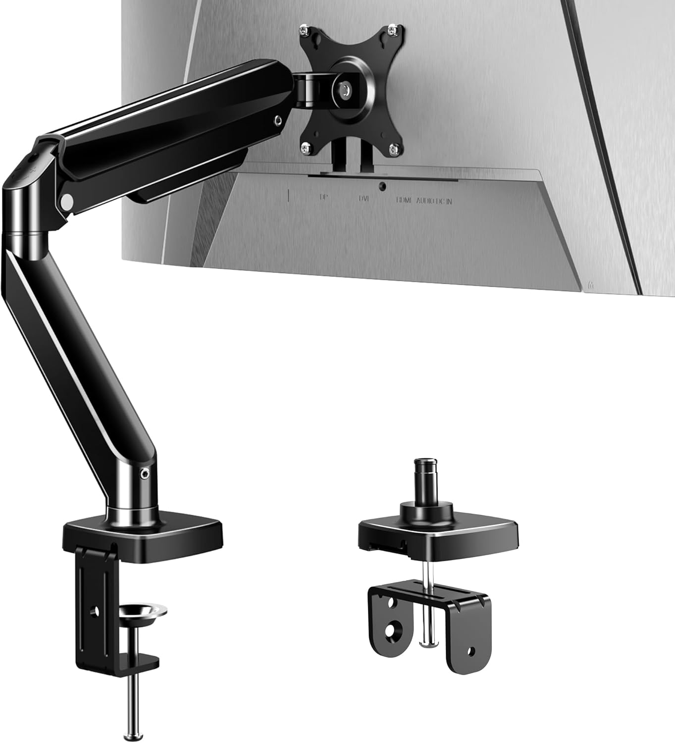 MOUNT Monitor Desk Mount Full Motion Swivel Monitor Arm Gas