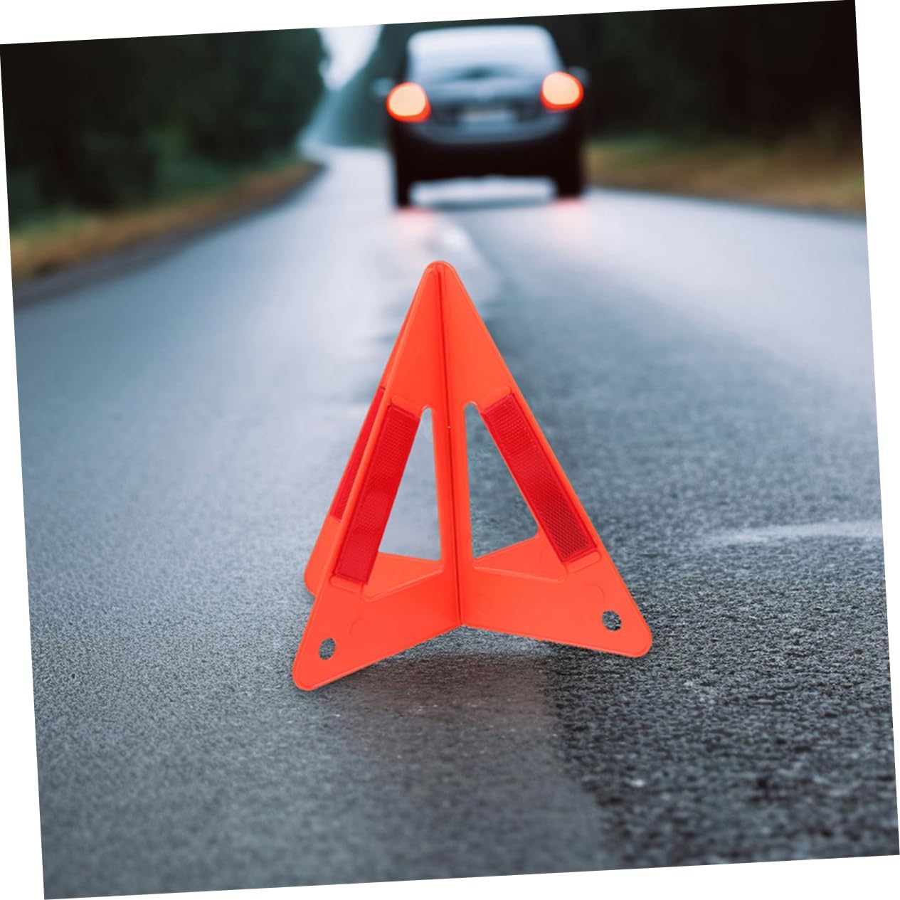 PRETYZOOM 5pcs Reflective Car Triangle Warning Rack High Visibility Emergency Safety Triangles for Vehicles Roadside Safety Automotive Accessories