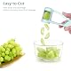Luvan Grape Cutter for Toddlers, Grape Slicer Tool, Grape Tomato Cherry Strawberry Cutter Tools Into 4 Pieces for Vegetable Fruit Salad, Stainless Steel Quarter Grape Slicer Kitchen Gadget Product Image 3