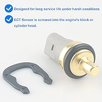 Vista 3 de Sensor de temperatura del refrigerante, sensor de temperatura ECT 158-0784, 1580784 compatible con Audi VW - A3 A4 A5 A6 A8 Quattro Q3 Q5 Q7 R8 S4
